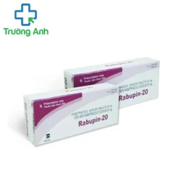 Rabupin 20mg - Thuốc điều trị viêm loét dạ dày, tá tràng hiệu quả