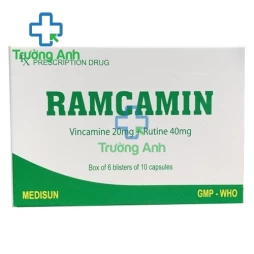 Ramcamin Medisun - Hỗ trợ điều trị suy tuần hoàn não hiệu quả