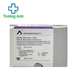 Bộ xét nghiệm nhanh viêm gan C Rapid Anti-HCV Test (40 test)