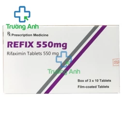 Refix 550mg - Thuốc giảm tái phát bệnh não gan hiệu quả