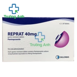 Reprat 40mg - Thuốc điều trị viêm loét dạ dày, tá tràng hiệu quả 