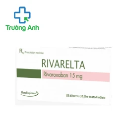 Rivarelta 15mg Herabiopharm - Thuốc phòng thuyên tắc huyết khối