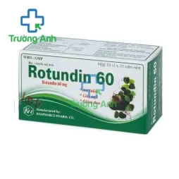 Rotundin 60mg Khapharco - Thuốc điều trị mất ngủ hiệu quả