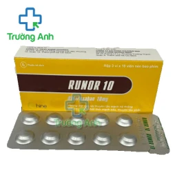 Runor 10 QM Mediphar - Thuốc điều trị phòng ngừa huyết khối tắc tĩnh mạch