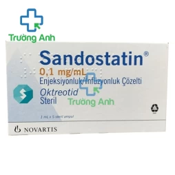 Sandostatin 0.1mg/ml - Thuốc điều trị rò dạ dày, ruột, tụy sau chấn thương hiệu quả