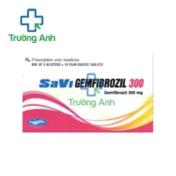 SaVi Gemfibrozil 300 - Thuốc điều trị tăng lipid huyết hiệu quả