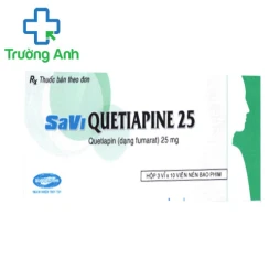 SAVI QUETIAPINE 25 - Thuốc điều trị bệnh thần kinh hiệu quả của Sa Vi