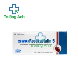 Savi Rosuvastatin 5 - Thuốc điều trị tăng cholesterol hiệu quả của Savipharm