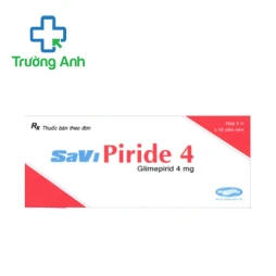 SaViPiride 4 - Thuốc điều trị đái tháo đường tuýp 2 hiệu quả