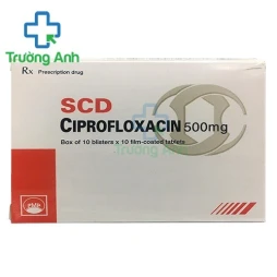 SCD Ciprofloxacin 500mg - Thuốc điều trị nhiễm khuẩn hiệu quả của Pymepharco