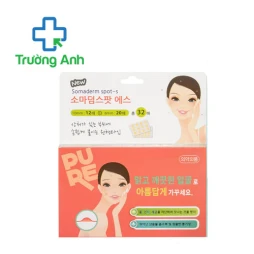 Băng hỗ trợ làm lành vết thương Somaderm spot-s (hộp 32 miếng) 