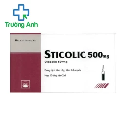 STICOLIC 500mg - Thuốc điều trị tổn thương não hiệu quả của Pymepharco