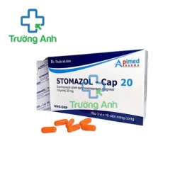 Stomazol - Cap 20 Apimed - Thuốc điều trị loét dạ dày tá tràng hiệu quả