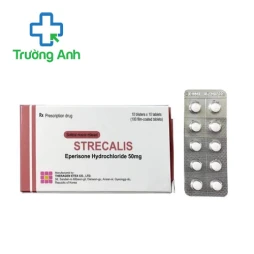 Strecalis 50mg Theragen - Thuốc cải thiện chứng tăng trương lực cơ