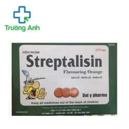 Streptalisin Dai Y Pharma - Viên ngậm giảm đau họng, giảm ho rát hiệu quả