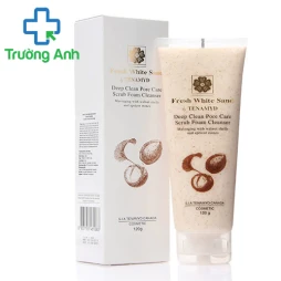 Sữa tẩy da chết Fresh White Sand Tenamyd Deep Clean Pore Care Scrub Foam Cleanser