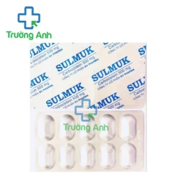 Sulmuk 500mg BV - Thuốc điều trị rối loạn hô hấp cấp và mãn tính hiệu quả