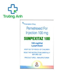 Sunpexitaz 100 Sun Pharma - Thuốc điều trị ung thư phổi