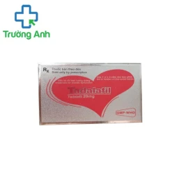 Tadalafil 20mg Cophavina (vỉ) - Thuốc điều trị rối loạn cương dương