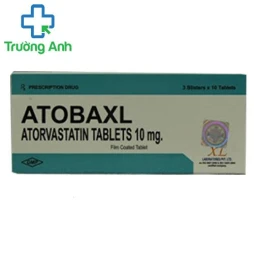 Atobaxl 10mg - Thuốc hỗ trợ giảm cholesterol trong máu hiệu quả của Ấn Độ