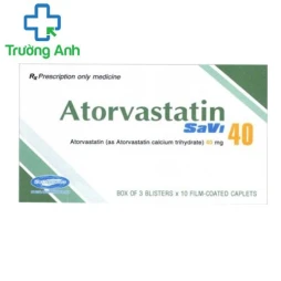 Atorvastatin SaVi 40 - Thuốc điều trị tăng cholesterol máu hiệu quả