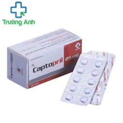 Captopril 25mg Domesco - Thuốc điều trị tăng huyết áp hiệu quả