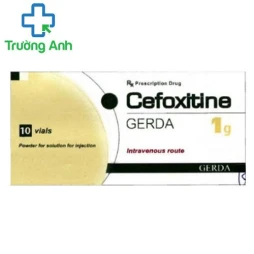 Cefoxitine Gerda 1G - Thuốc điều trị nhiễm khuẩn hiệu quả