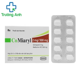 CoMiaryl 2mg/500mg - Thuốc điều trị đái tháo đường tuýp 2 hiệu quả