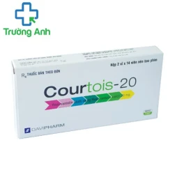 Courtois-20 - Thuốc điều trị tăng cholesterol hiệu quả của Davipharm