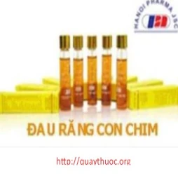 Đau răng con chim - Thuốc điều trị đau răng hiệu quả