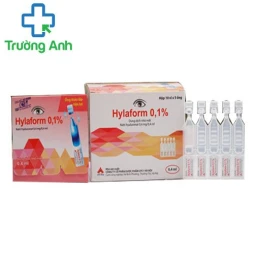 Hylaform 0.4ml - Thuốc điều trị khô mắt, rối loạn biểu mô giác mạc hiệu quả