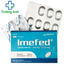 Imefed 250mg/31.25mg (viên) - Thuốc điều trị nhiễm khuẩn của Imexpharm