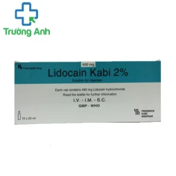 Lidocain Kabi 2% 20ml - Thuốc gây mê, tê bề mặt hiệu quả