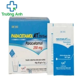 Paracetamol A.T 250 sac - Thuốc giúp giảm đau, hạ sốt hiệu quả