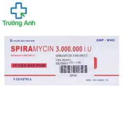 Spiramycin 3.000.000I.U Vidipha - Thuốc điều trị nhiễm khuẩn hiệu quả