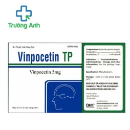 Vinpocetin TP - Thuốc điều trị rối loạn tuần hoàn máu não hiệu quả của Hataphar