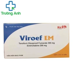 Viroef EM - Thuốc điều trị nhiễm virus HIV, viêm gan virus B của Dopharma