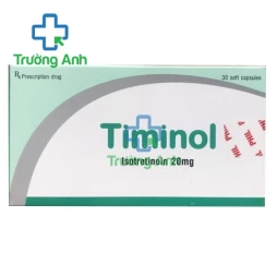 Timinol 20mg - Thuốc điều trị trứng cá nặng hiệu quả