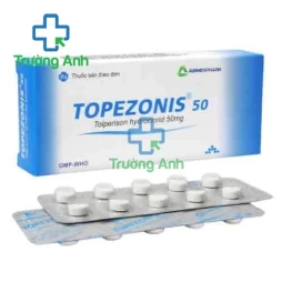 Topezonis 50 - Thuốc điều trị triệu chứng co cứng cơ của Agimexpharm 