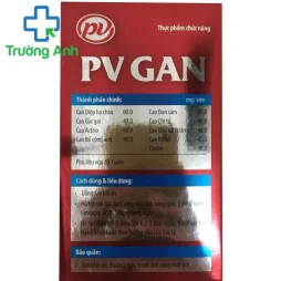 TPCN PVGan tăng cường chức năng gan hiệu quả của Dược thảo Phúc Vinh