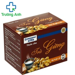 Trà gừng HD Pharma - Hỗ trợ điều trị cảm do phong hàn hiệu quả