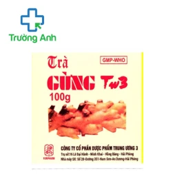 Trà gừng TW3 100g - Thuốc cốm trị cảm lạnh, giúp ấm người hiệu quả