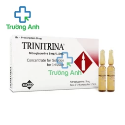 Trinitrina 5mg/1,5ml - Thuốc điều trị suy tim hiệu quả của Italy