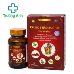 Trùng thảo ngủ tốt Newstar - Viên uống giúp cải thiện giấc ngủ