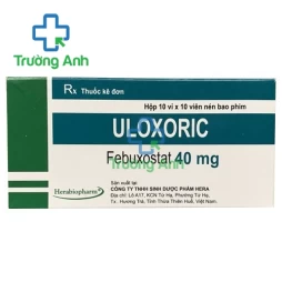 Uloxoric 40 - Thuốc điều trị tăng acid uric máu hiệu quả của Hera