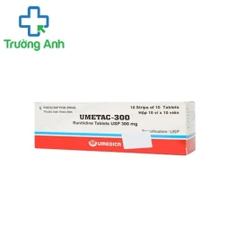 Umetac 300mg - Điều trị viêm loét dạ dày, tá tràng lành tính hiệu quả