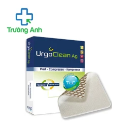 Băng gạc chứa bạc, làm sạch giúp chống lại nhiễm khuẩn cục bộ Urgoclean Ag 15cm x 20cm