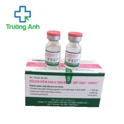 Vắc xin viêm gan A tinh khiết, bất hoạt-Havax - Phòng bệnh viêm gan A hiệu quả 