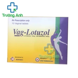 Vag-Lotuzol - Viên đặt điều trị nhiễm nấm âm đạo hiệu quả