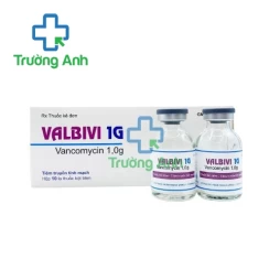 Vancomycin 1.0g Pharbaco - Điều trị nhiễm khuẩn nặng, bệnh thận và tim